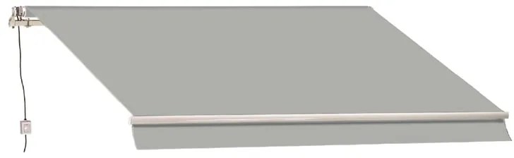 Tenda da sole a bracci estensibili, motorizzato mod. T137 M, L 2.95 x 2 m grigio cenere