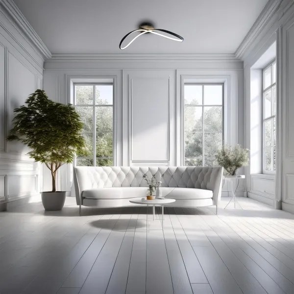 Plafoniera LED INFINITY LED/21W/230V nero