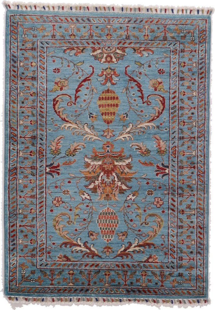 Samarkand Tappeto orientale 90x120 (Afghanistan) Annodato A Mano