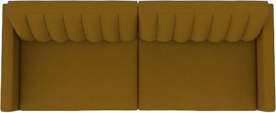 Divano letto giallo 86 cm Celine - Støraa