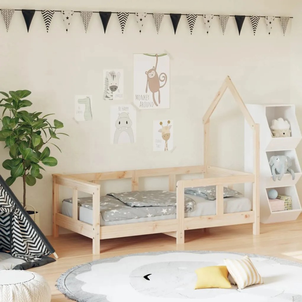 Giroletto per bambini 70x140 cm in legno massello di pino