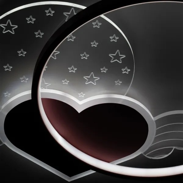 Brilagi - Plafoniera per bambini LOVE LED/48W/230V 3000/4500/6000K rosa