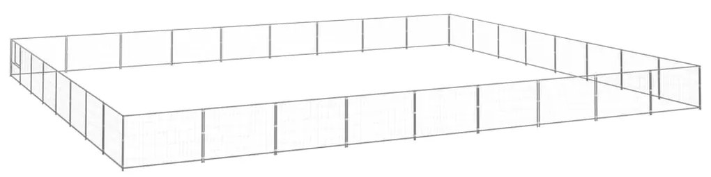 Gabbia Per Cani Argento 72 M² İn Acciaio /