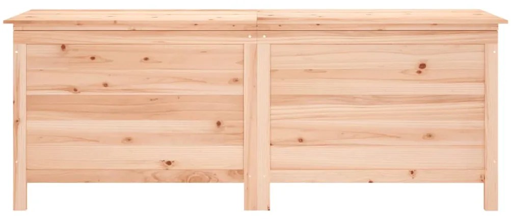 Contenitore da giardino 150x50x56,5 cm legno massello di abete