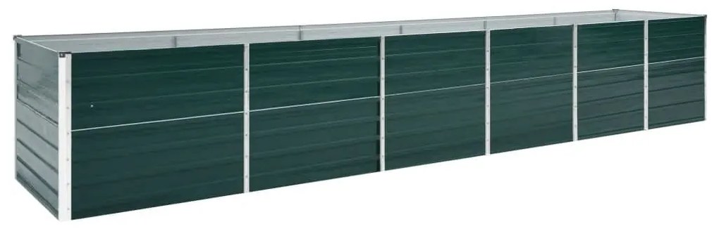 Letto Rialzato Da Giardino Acciaio Zincato 480x80x77 Cm Verde /