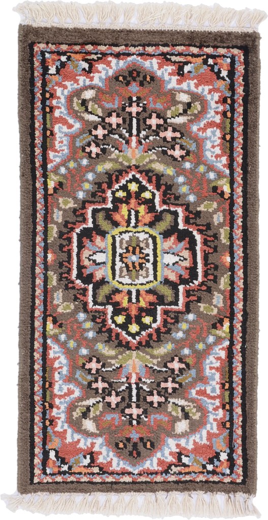 Agra Tappeto orientale 30x60 (Indian) Annodato A Mano