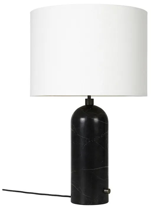 GUBI - Gravity Lampada da Tavolo Grande Marmo Nero/Bianco GUBI