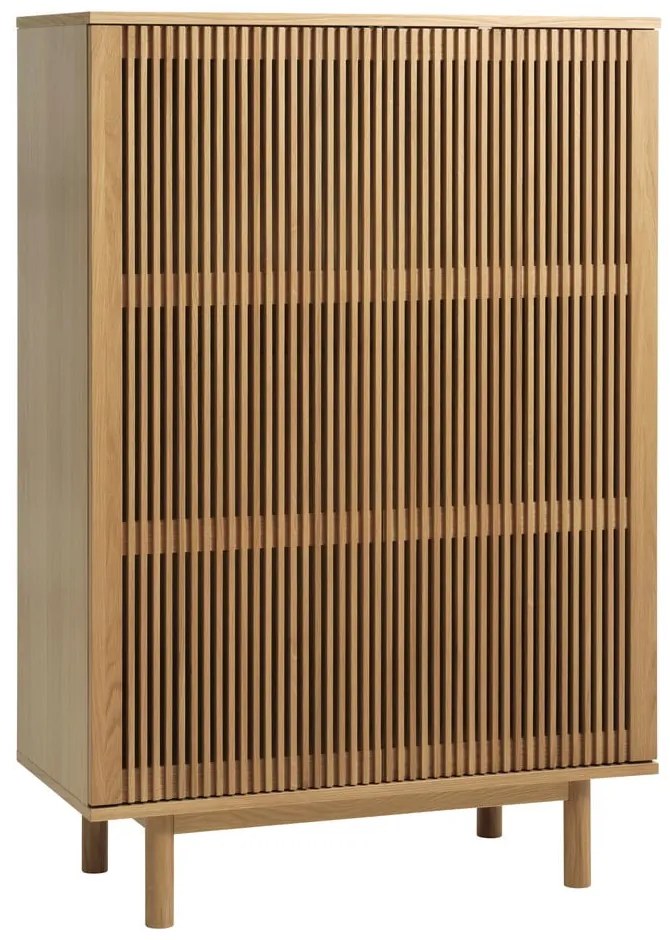 Mobile effetto rovere colore naturale 95x140 cm Tiber - Unique Furniture