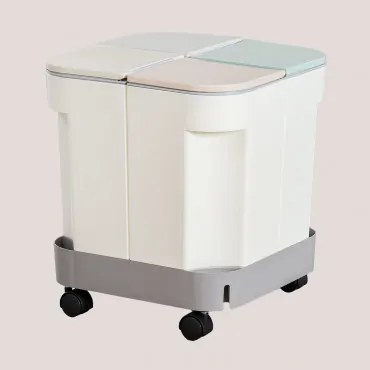 Pattumiera per Riciclaggio Deivin Bianco - Sklum