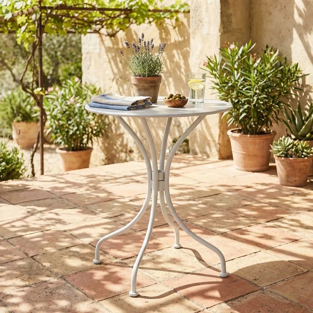 ROMANUS - tavolo da giardino rotondo in ferro