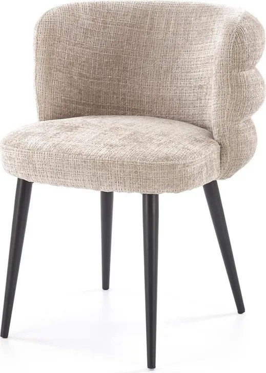 Sedia K575 in tessuto Cremona – beige – 62x64x79 cm