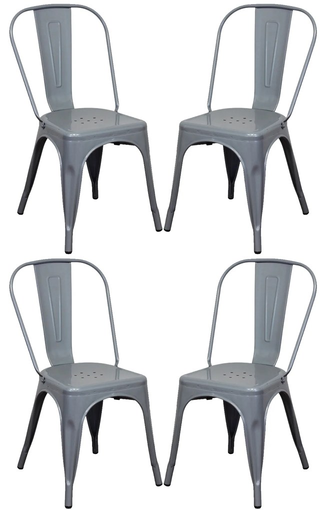 AGATHA - Set 4 sedie industrial