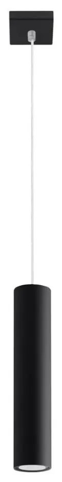 Sollux SL.0327 - Lampadario a sospensione con filo LAGOS 1 1xGU10/10W/230V nero