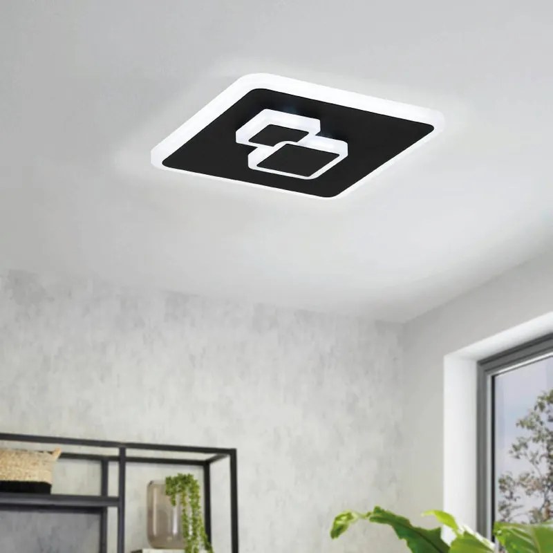 Applique LED design Cadegal nero EGLO