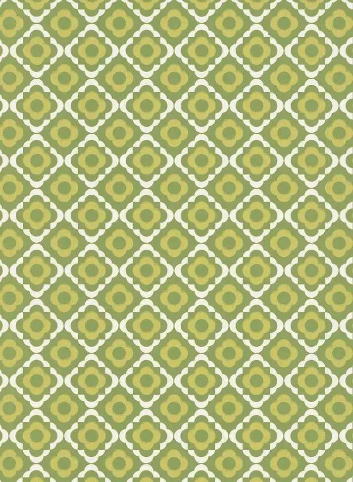 Paint & Paper Library Carta da parati Quatrefoil - Chelsea Green 3