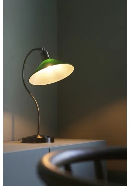 Markslöjd 108864 - Lampada da tavolo VELA 1xE27/40W/230V ottone/verde