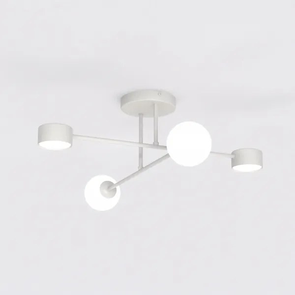 Plafoniera da soffitto HOLON 2xG9/8W/230V + 2xGX53/12W grigia