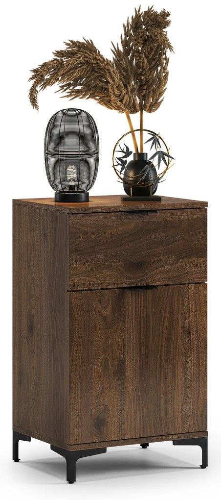 Comò LANA K-50S Noce Elegante - MOBILE CON CASSETTO