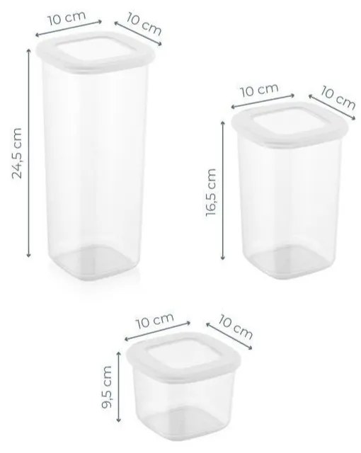 Set di contenitori alimentari 18 pz Fresco – Hermia