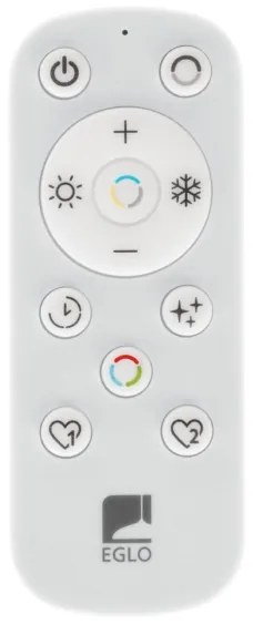 Eglo 901461 - Lampada LED dimmerabile da esterno ROVITO-R 17,6W/230V 39x39 cm IP44 bianco + +TC