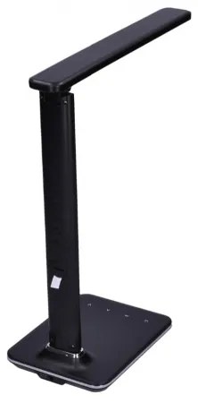 Solight WO45-B - Lampada LED da tavolo con display LED/9W/230V nero