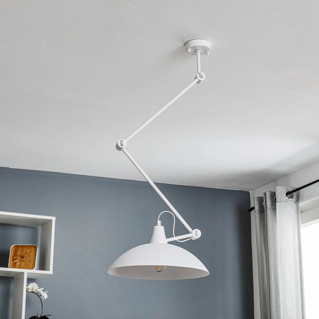 ALDEX Plafoniera 808 regolabile a 1 luce bianca
