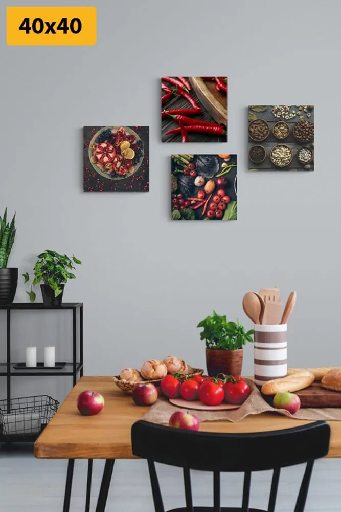 Set di quadri – Specialità culinarie