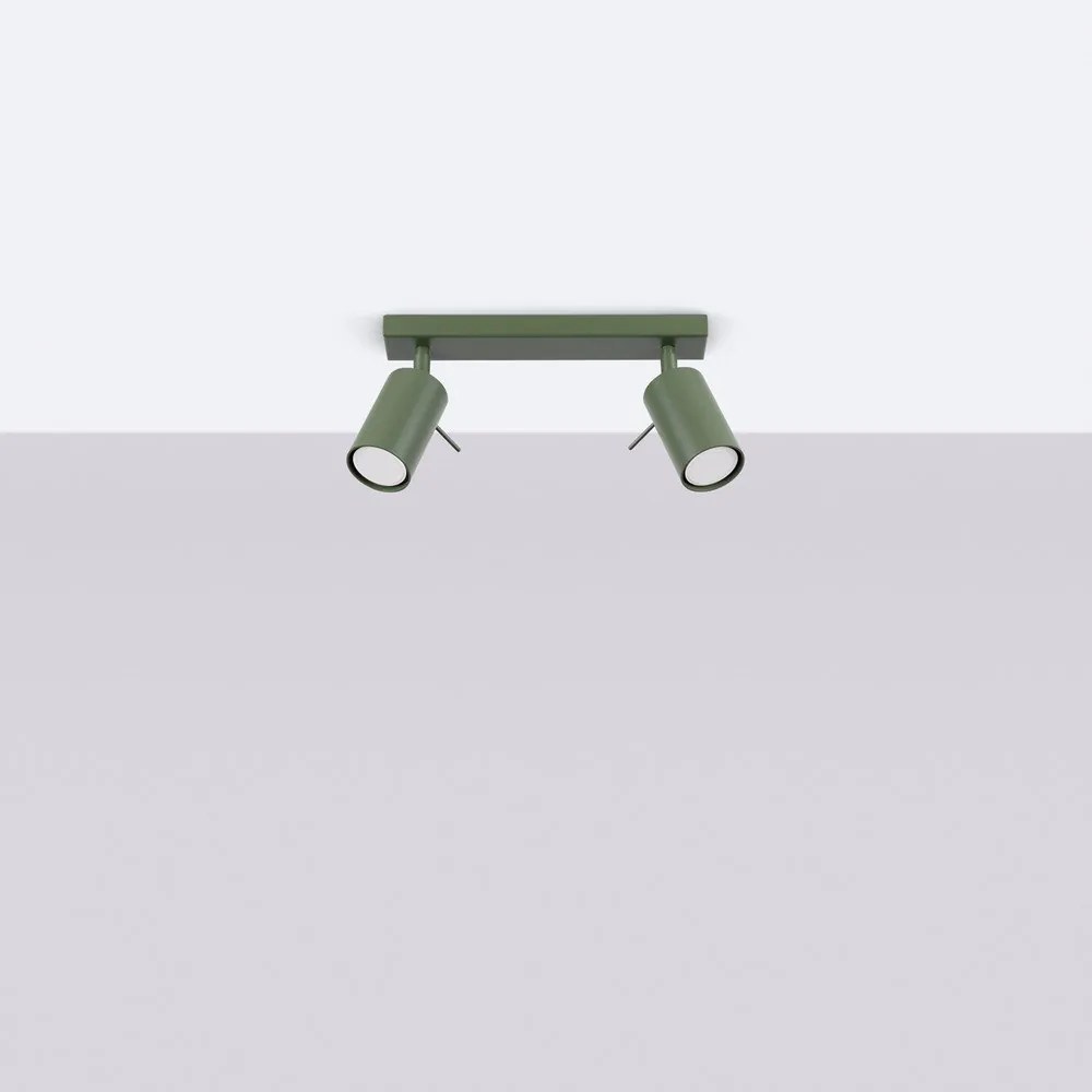 Faretto verde 6x30 cm Etna – Sollux