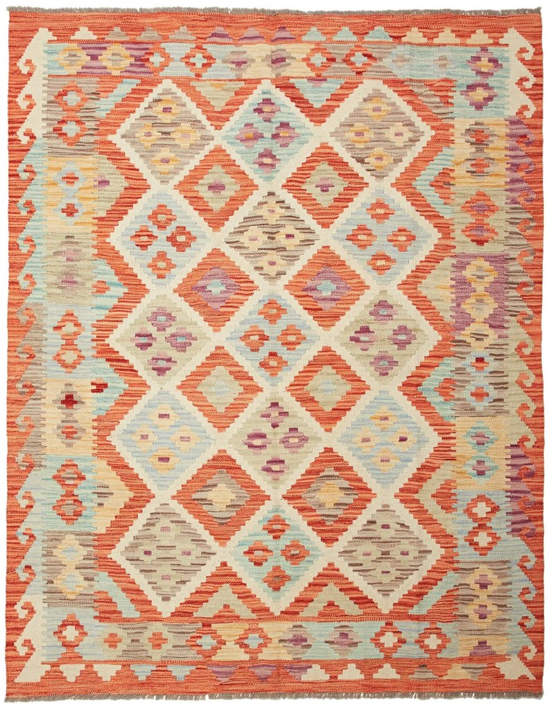 Kilim Tappeto 200x150 (Pakistan) Tessuto A Mano