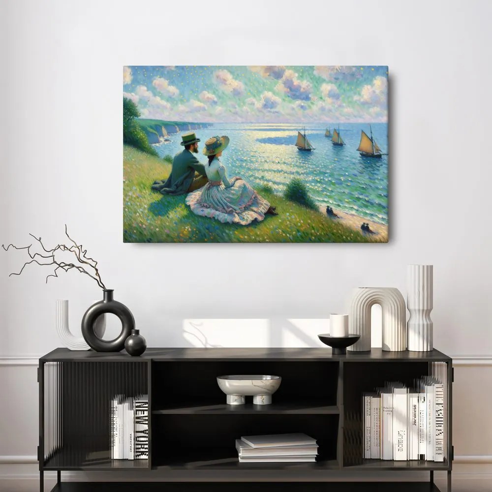 Quadro su tela – Vista romantica sul mare