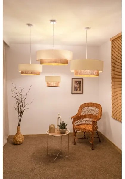 Brilagi - Plafoniera LED BOHO STYLE 3xE27/15W/230V Ø 80 cm