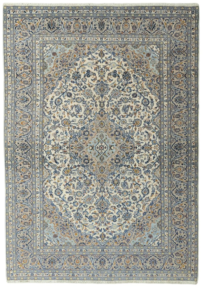 Kashan Tappeto persiano 250x350 Beige (Iran) Annodato A Mano