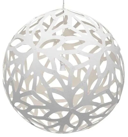 David Trubridge - Floral Lampada a Sospensione Ø100 Bianco 2 Lati David Trubridge