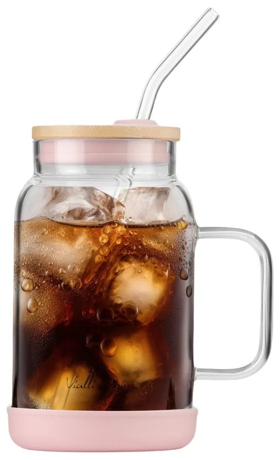 Barattolo con cannuccia 600 ml Fuori – Vialli Design