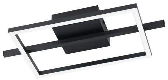 Eglo 901115 - Plafoniera LED dimmerabile AMANDOLO LED/17W/230V nero + +TC