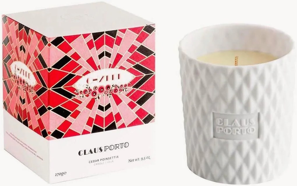 Candela profumata Chipre (bergamotto, mirtillo nero e legno di cedro)