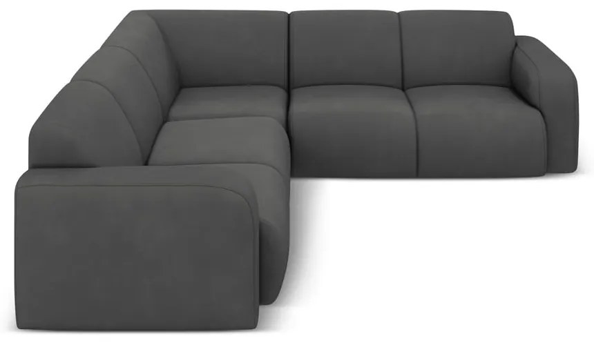 Divano angolare grigio scuro (angolo variabile / a L) Molino - Micadoni Home