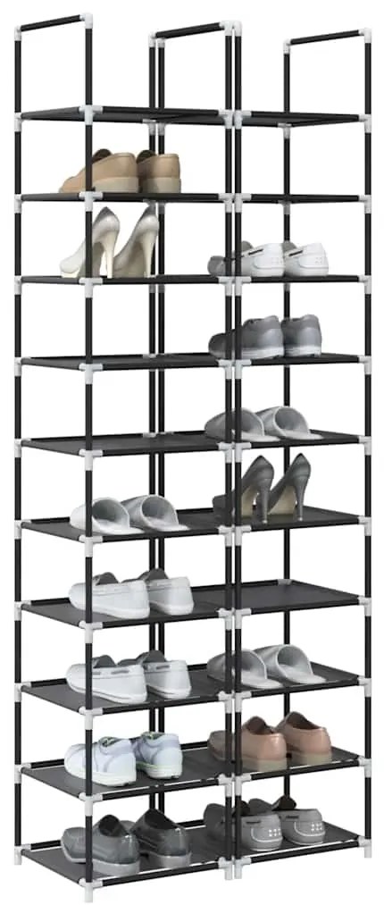 Scarpiere A 10 Livelli 2 Pz 33x33x174 Cm İn Tessuto Non Tessuto /