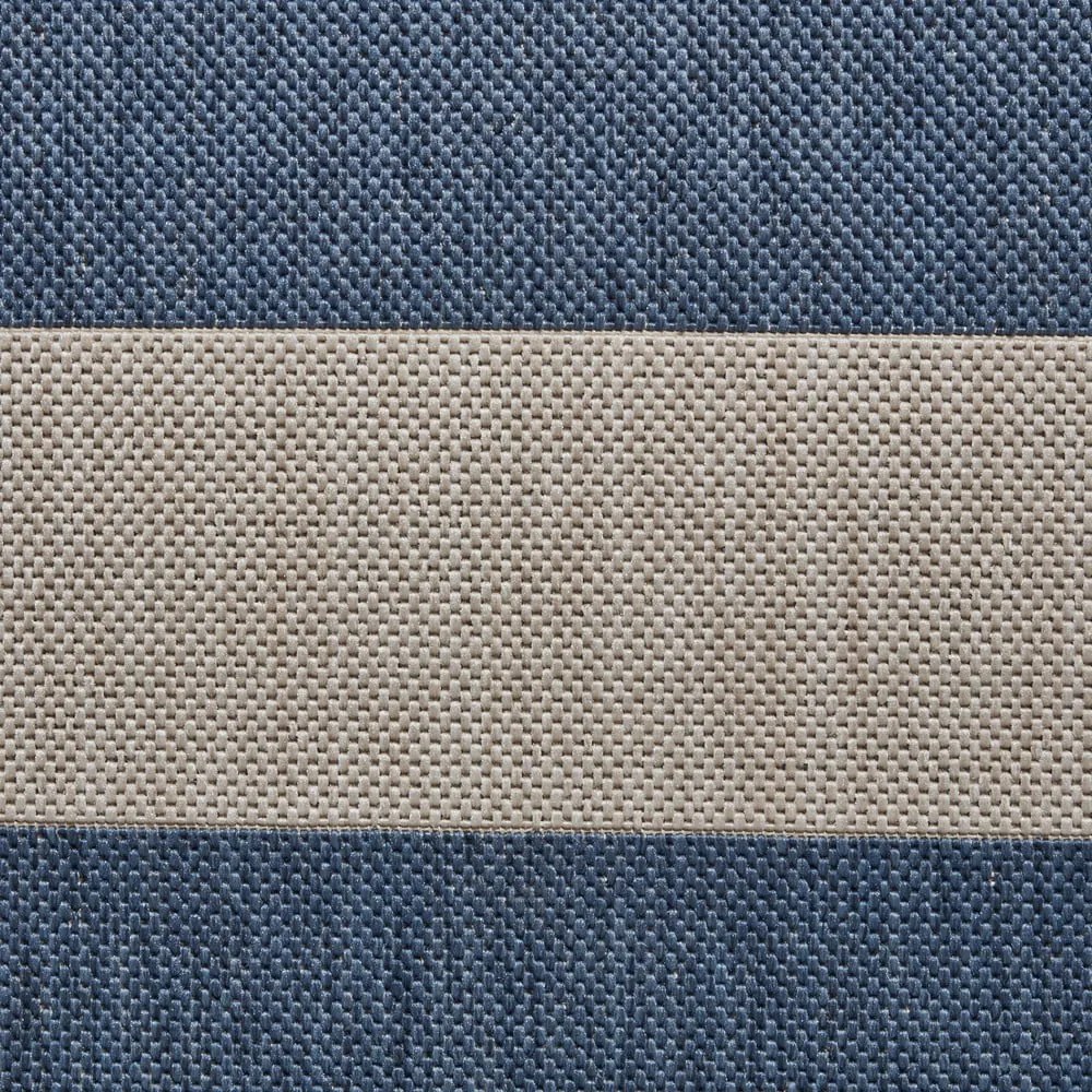 Tappeto per esterni blu/beige 230x160 cm Santa Monica - Think Rugs