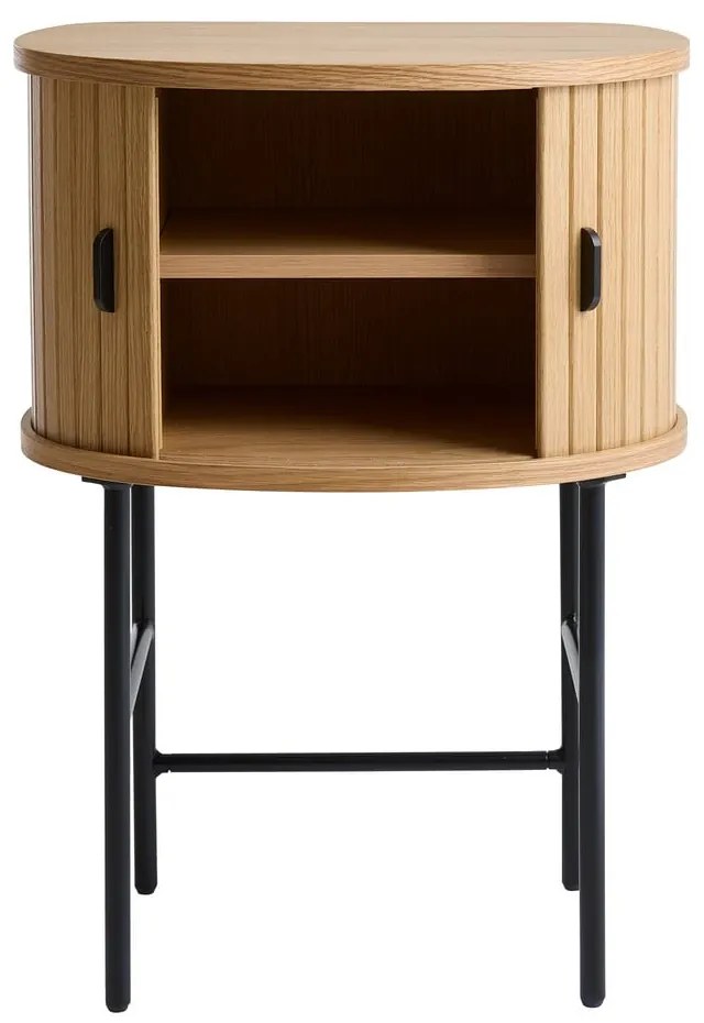 Comodino di colore naturale Nola – Unique Furniture