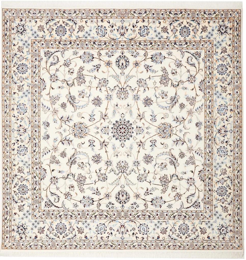 Nain Tappeto 210 x 200 Beige (Iran) Annodato A Mano