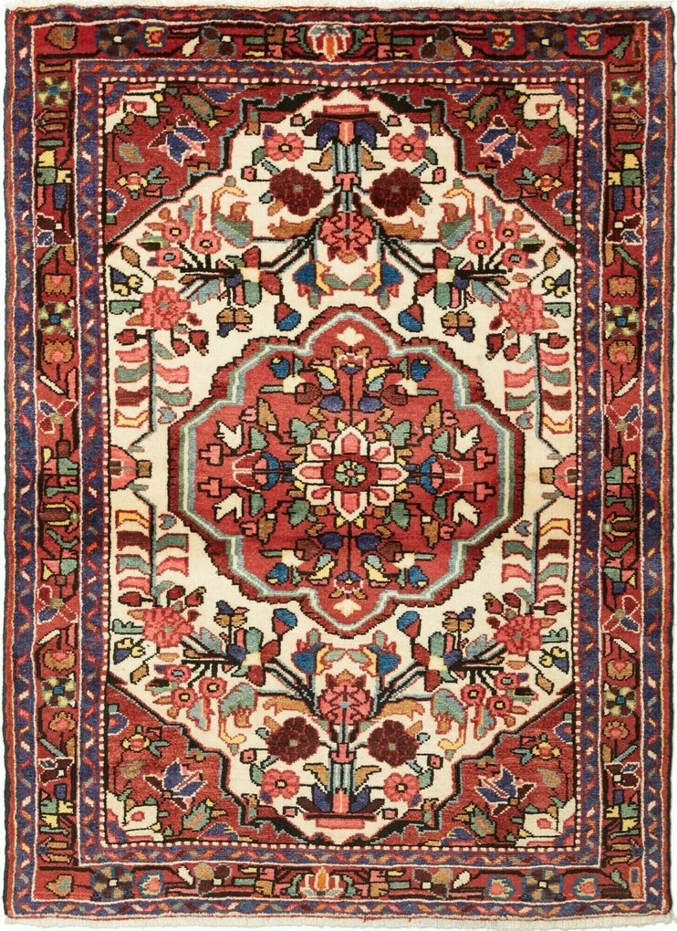 Hamedan Tappeto 110 x 150 (Iran) Annodato A Mano