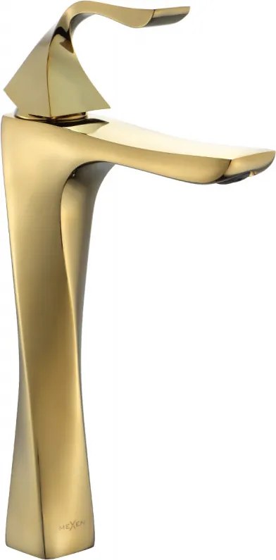 Mexen Estrella rubinetto lavabo alto, oro - 72310-50