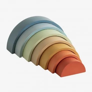 Arcobaleno In Legno Wouty Kids Multicolore Fresh - Sklum