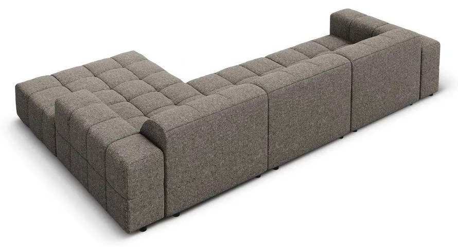 Divano angolare in grigio scuro (con penisola a destra) Chicago – Cosmopolitan Design