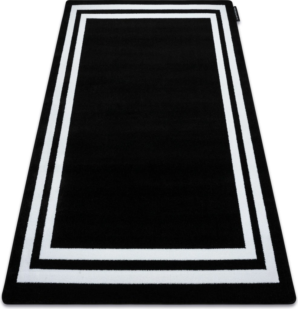Tappeto HAMPTON Inquadrata nero - PRODOTTO DI SECONDO GRADO