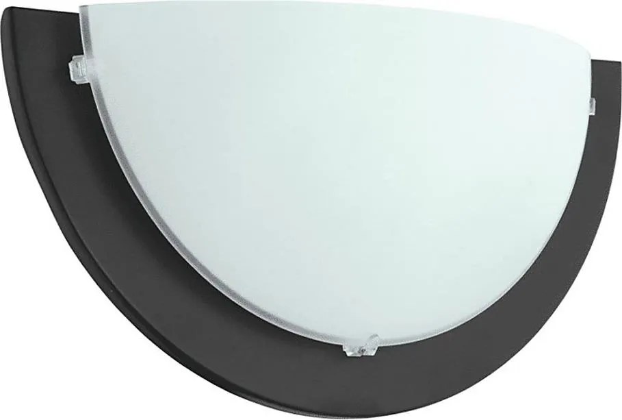 Eglo 181331 - Applique da parete ICEBERG 1xE27/60W/230V nera