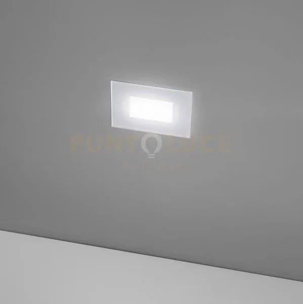 Ges2040- segnapassi ad incasso led 3000-4000-6000k 320-400-380lm 4,...