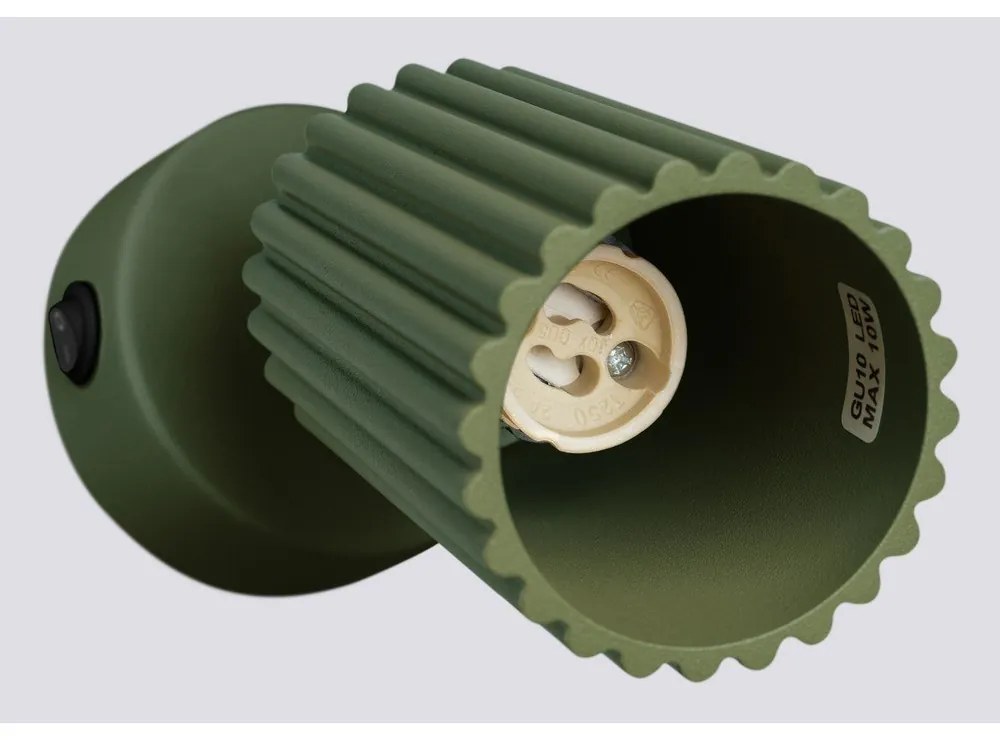 Faretto verde 8x16 cm Gleam – Sollux