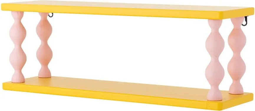 Mensola per bambini gialla con ripiani multipli 60 cm Bibiola – Bloomingville Mini
